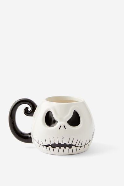 Collab Christmas Novelty Shaped Mug, LCN DIS NIGHTMARE JACK SKELLINGTON