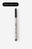 Brush Tip Pen, BLACK - example image 1