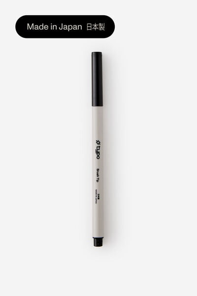 Brush Tip Pen, BLACK
