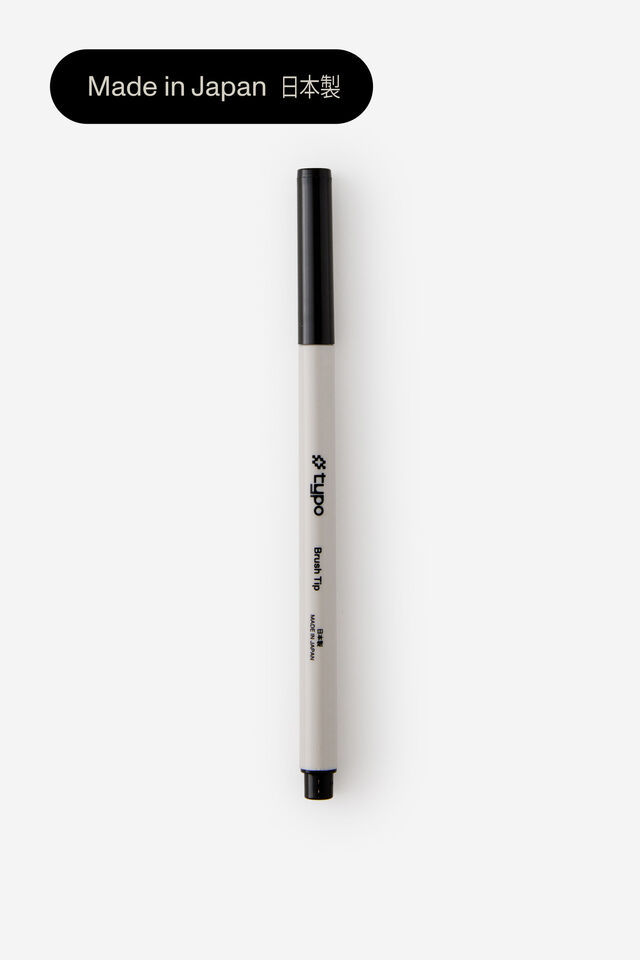 Brush Tip Pen, BLACK