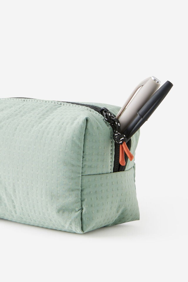 Hold All Pencil Case, TYPO GREEN