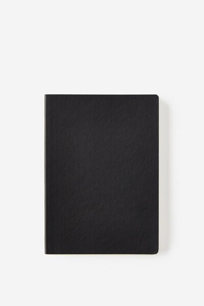 Metro B6 Soft Lined Notebook, Black