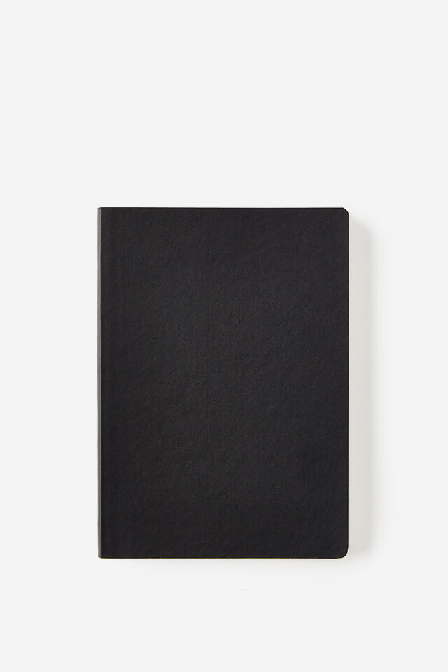 Metro B6 Soft Lined Notebook, Black