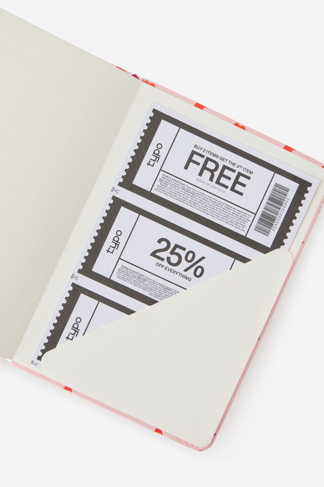 2027 B6 Weekly On Schedule Diary, STRAWBERRY MILK DITSY CHERRIES