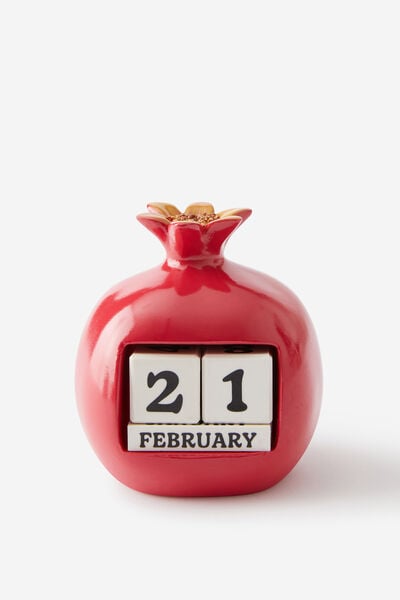 Perpetual Calendar, POMEGRANATE