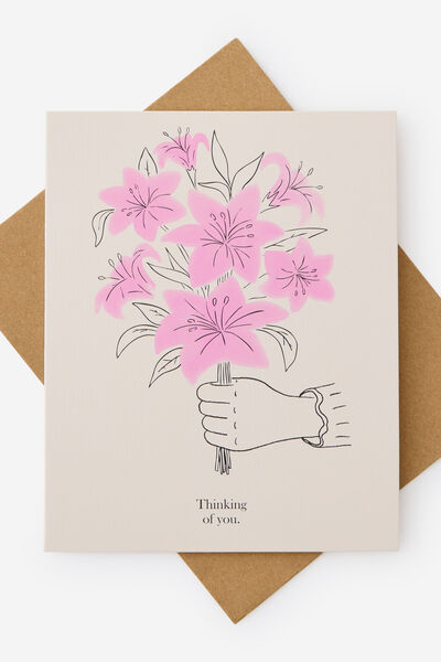 Sympathy Card 2.0, LILIES BUNCH