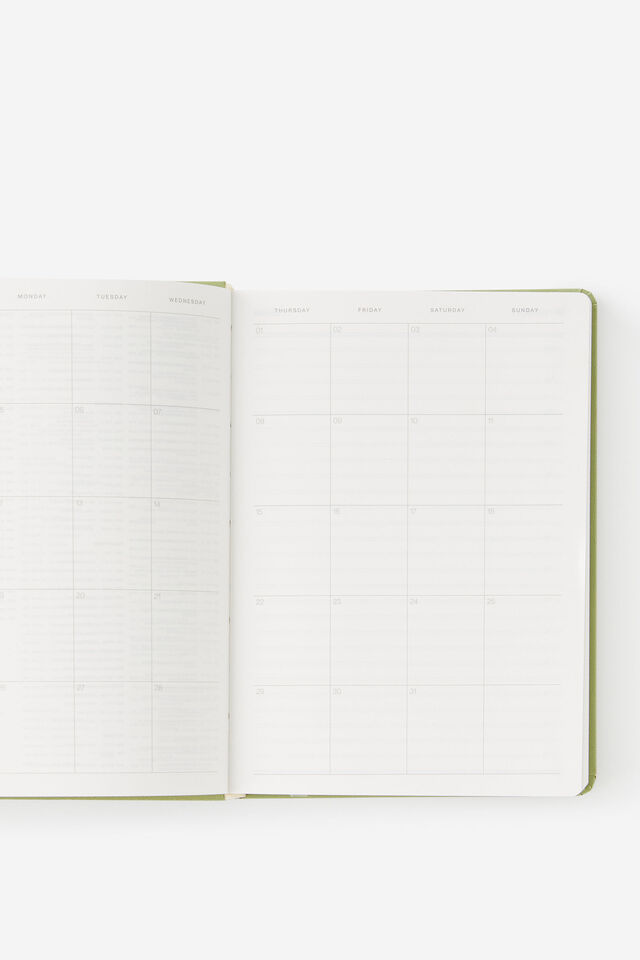 2026 B6 Daily Hard Metro Diary, Little Treats Bay Leaf