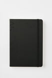 A5 Hard Cover Dot Notebook, BLACK - alternate image 1