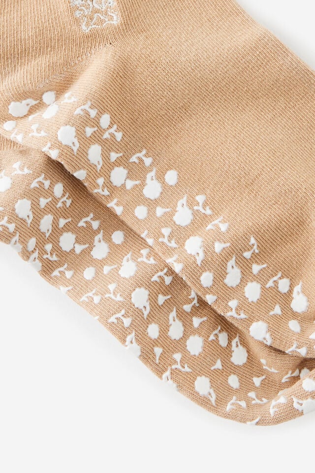 Grip Ankle Socks, CHAI FLORAL GRIPS