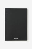Personalised 26/27 B5 Weekly Soft Diary, BLACK - alternate image 1
