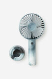 Desktop Fan, BLACK SWIRL - alternate image 2
