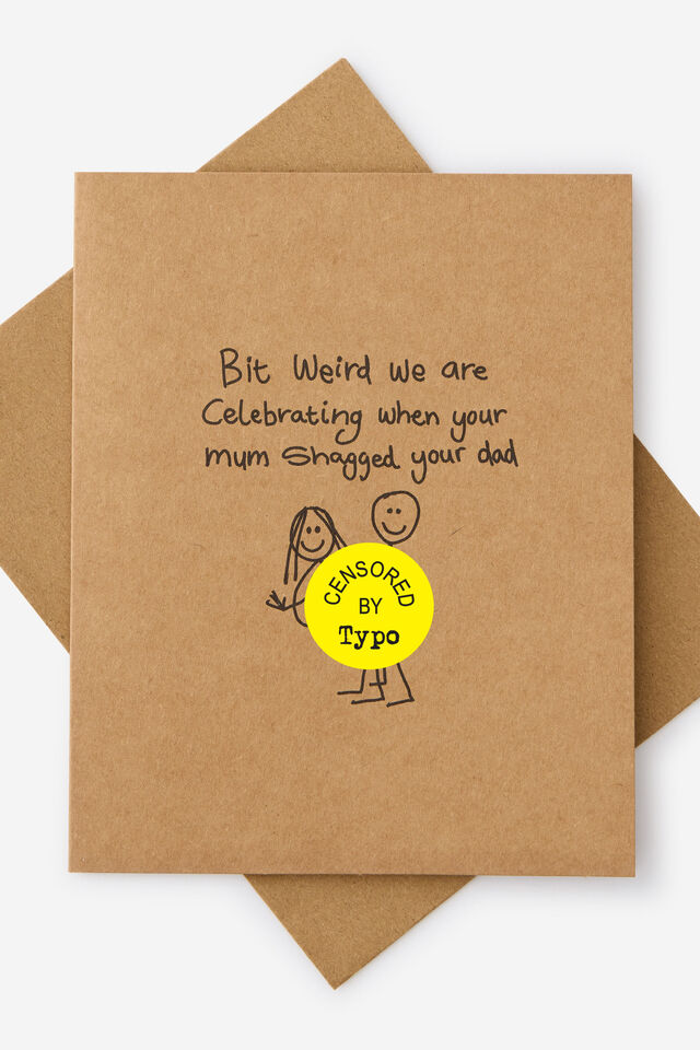 Funny Birthday Card 2.0, MUM SHAGGED DAD CRAFT!