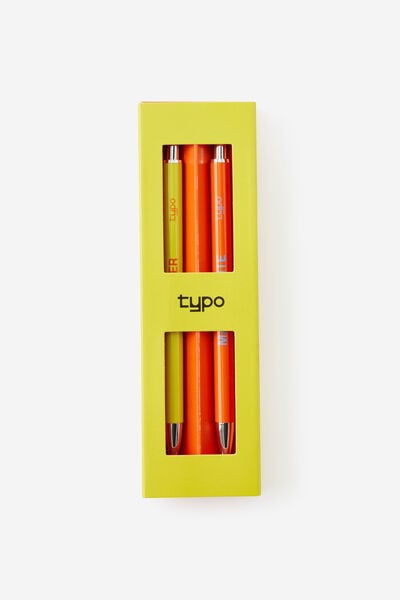 Print Play Ballpoint Pen Pack, HOT SAUCE WASABI