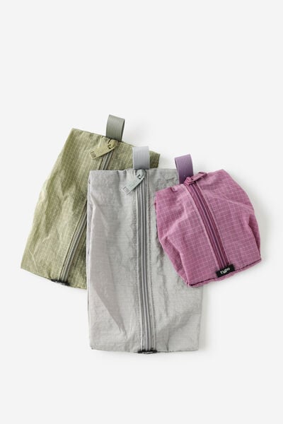 Sorted Pouch Set, MULTI PASTELS