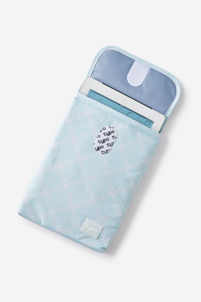 Mode 11 Inch Tablet Sleeve, MINTY GRID