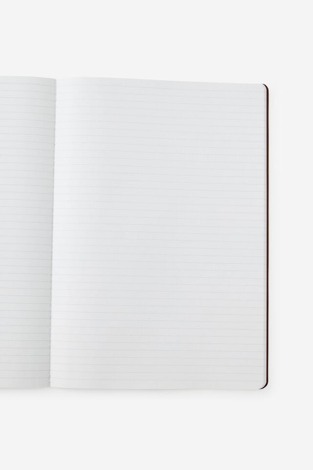 A4 Penpal Notebook, ESPRESSO MINTY