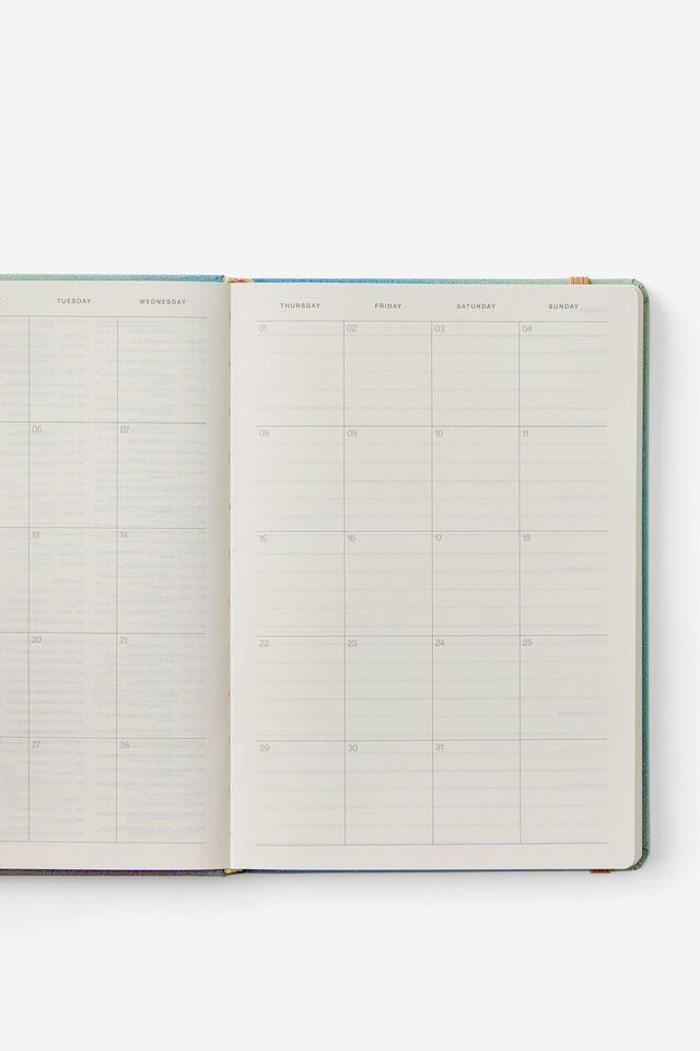 2026 A5 Weekly Hard Metro Diary, Diffusion Chai