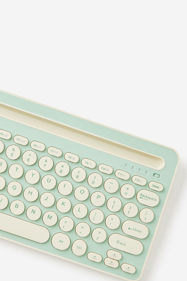 Wireless Keyboard With Built-In Tech Stand, MINTY