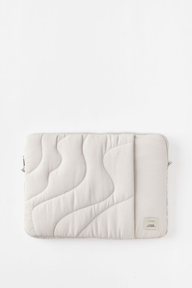 Campus 14 Inch Laptop Case, RIVER GUM / QUILTED