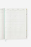 2027 A4 Weekly On Schedule Diary, ECRU DITSY CELESTIAL - example image 3