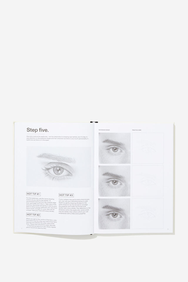 A4 Luxe Upskill Activity Journal, PORTRAIT ILLUSTRATION