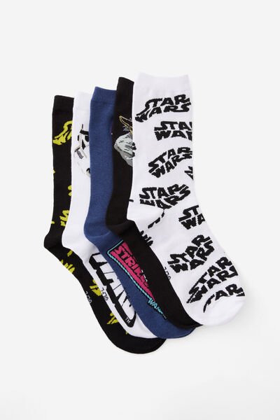 Box Of Socks, LCN LUC STAR WARS CHARACTERS (M/L)