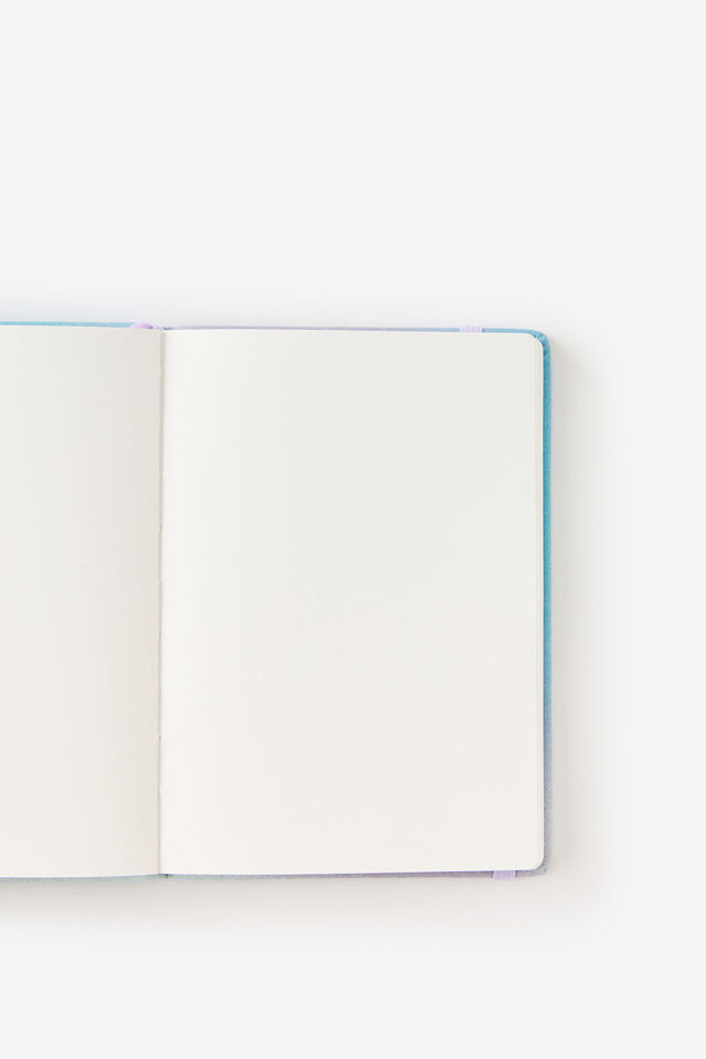 Metro B6 Hard Plain Notebook, DIFFUSION SILVER LILAC