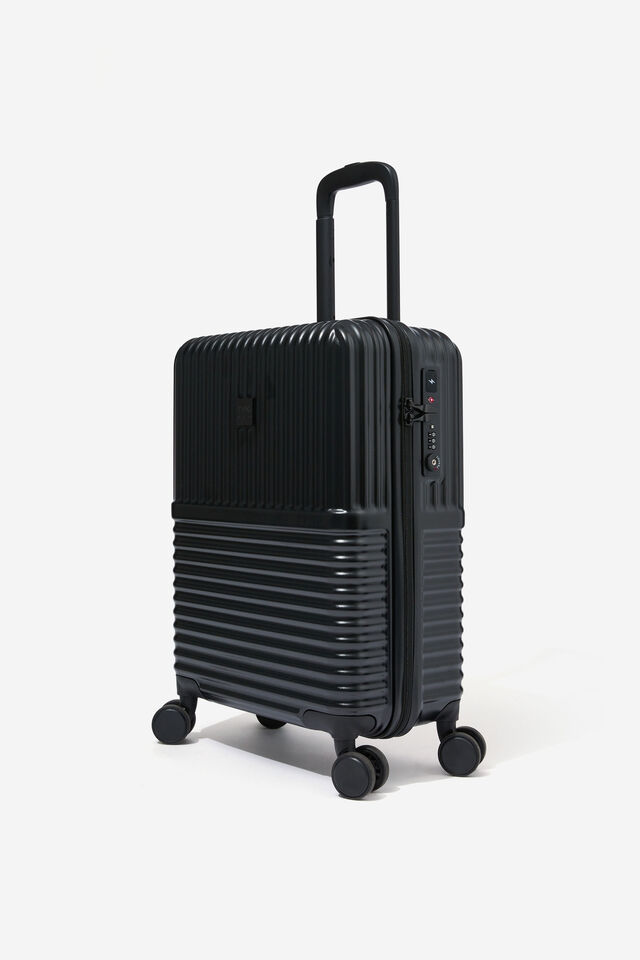 20 Inch Carry On Suitcase, BLACK
