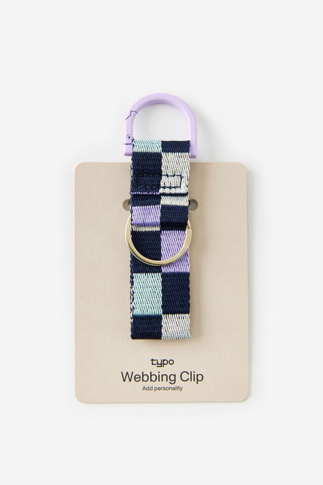 Webbing Clip, DEEP SPACE COLOUR BLOCK