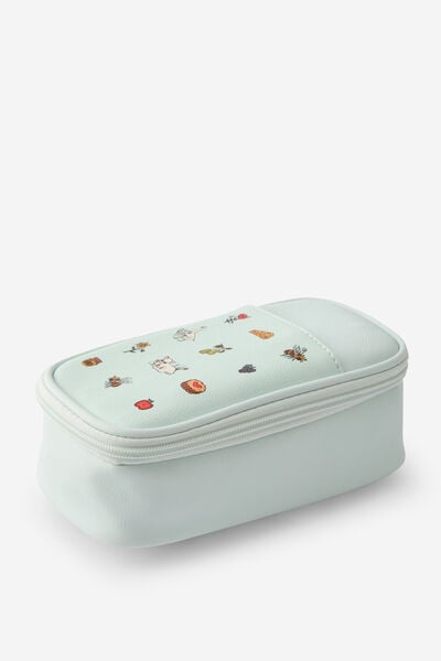 Premium Arlow Pencil Case, LITTLE TREATS SEA MIST