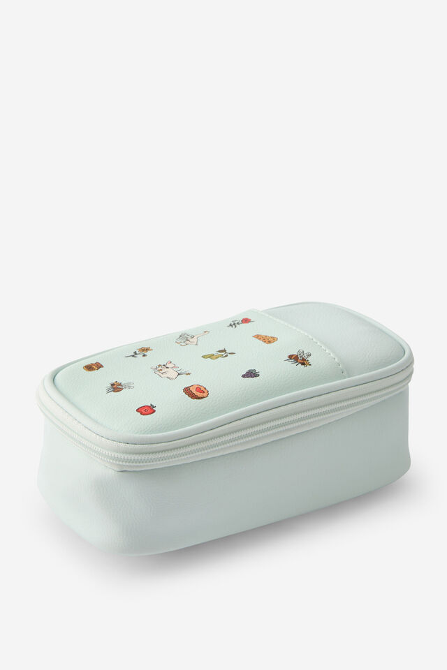 Premium Arlow Pencil Case, LITTLE TREATS SEA MIST