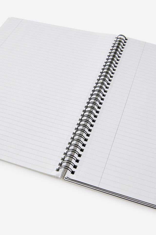 A4 Subject Spiral Lined Notebook, ARCHIVE DON T COPY BLACK