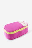 Personalised Arlow Canvas Pencil Case, POSIE LAVA RED - example image 2