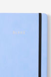 Personalised A5 Buffalo Journal, LIGHT CORNFLOWER - alternate image 3