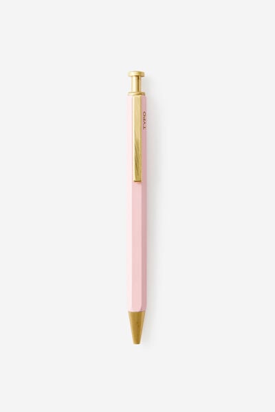 Hexagonal Ballpoint Pen, STRAWBERRY MILK