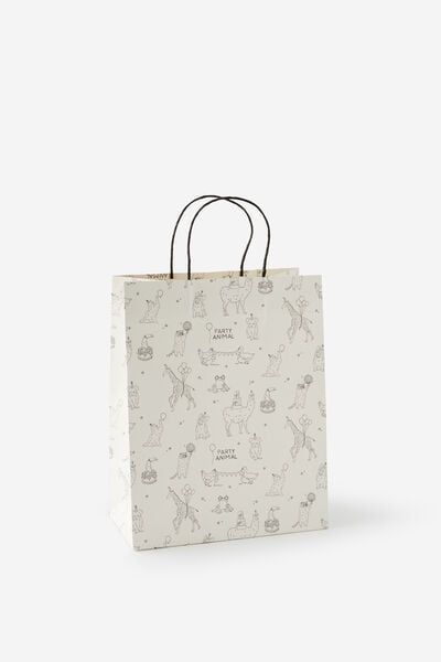 Get Stuffed Gift Bag - Medium, ANIMAL PARTY