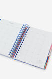 2027 A5 Weekly Bright Days Diary, LAVA RED COLOUR BLOCK - example image 5