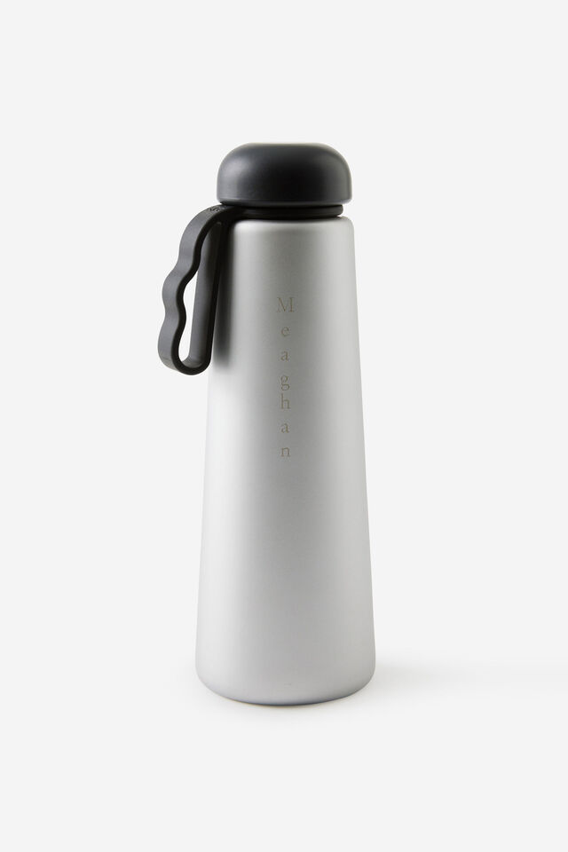 Personalised Quencher 700Ml, CHROME SILVER