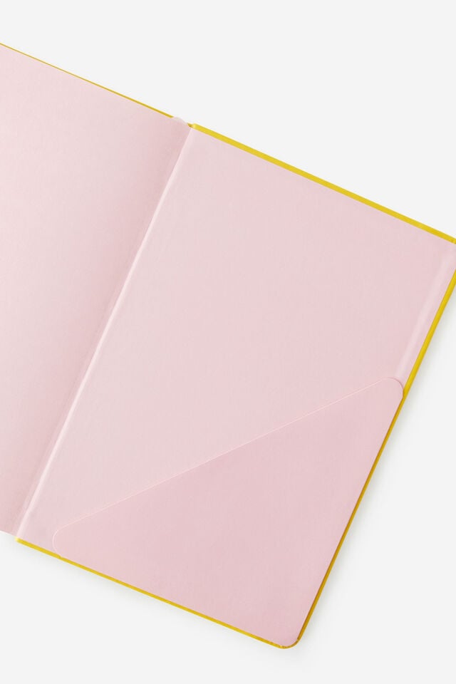 A5 Hard Lined Notetaker Notebook, WASABI STRAWBERRY MILK