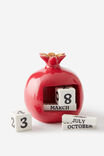 Perpetual Calendar, POMEGRANATE - alternate image 2