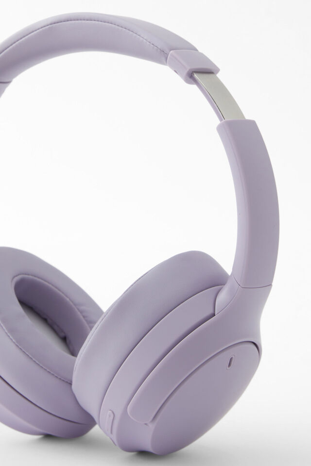 Soundvibe Wireless Headphones, SILVER LILAC
