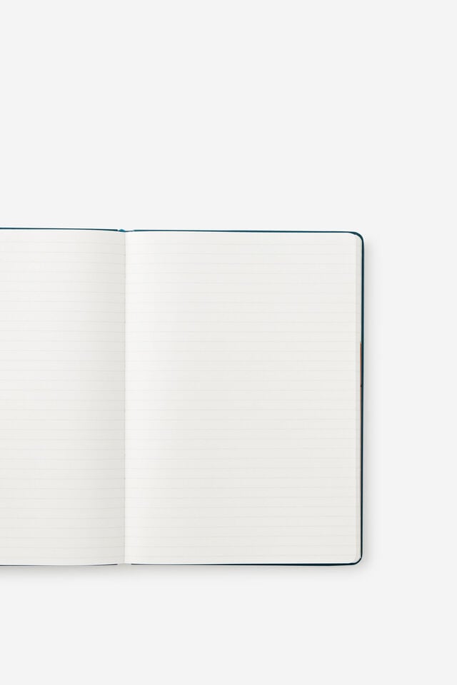 Personalised B5 Hard Cover Lined Notebook, NORTH SEA