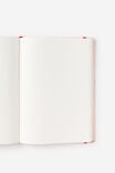 Metro B5 Hard Plain Notebook, Ditsy Pansy Pink Clay - alternate image 2