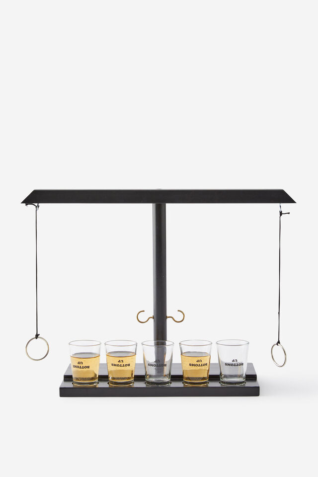 Ring Toss Drinking Game, BLACK