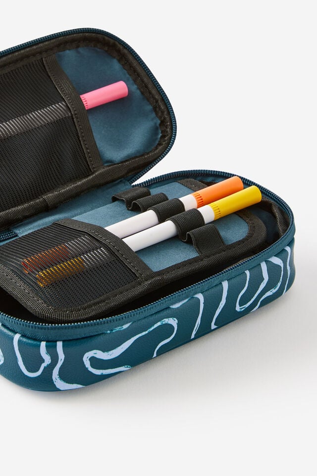 Hybrid Pencil Case, TOPOGRAPH NORTH SEA