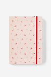 2026 B5 Daily Hard Metro Diary, Ditsy Pansy Pink Clay - alternate image 1