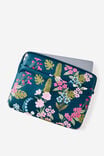 Pro 16 Inch Laptop Case, WILDER FLORAL SPACED/NORTH SEA - alternate image 2