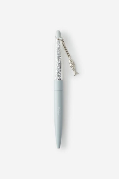 Charm Pen, FISH SILVER