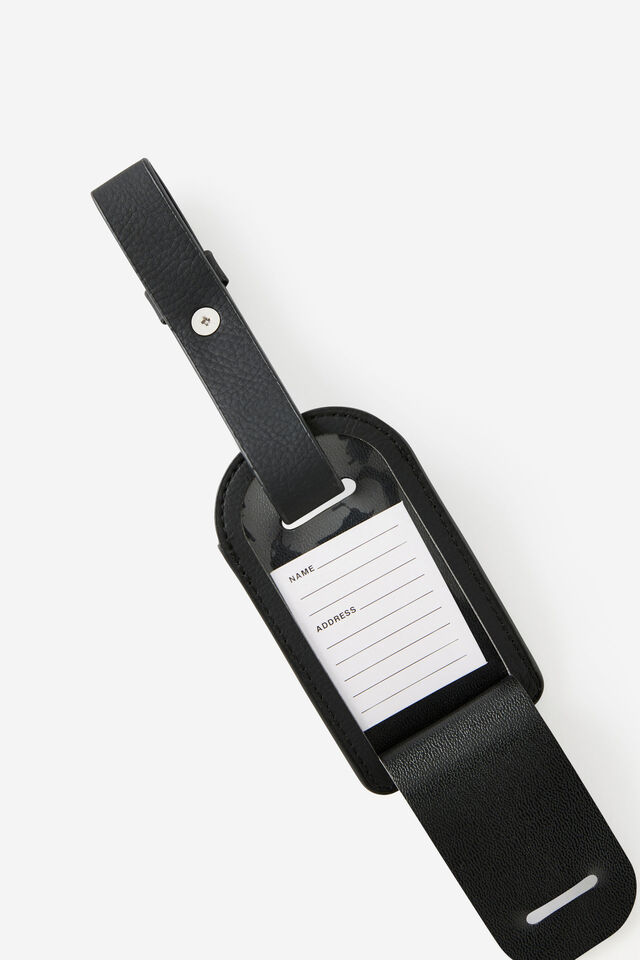 Core Luggage Tag, BLACK