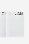 2027 A5 Daily Diary 12Pk Box Set, BRIGHT DAYS - example image 2